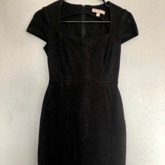 banana republic black dress